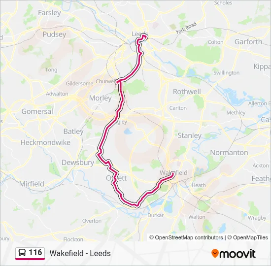 116 Route: Schedules, Stops & Maps - Bus Station Stand 7 (Updated)