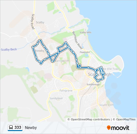 Bus 333 Route Map 333 Route: Schedules, Stops & Maps - Newby (Updated)