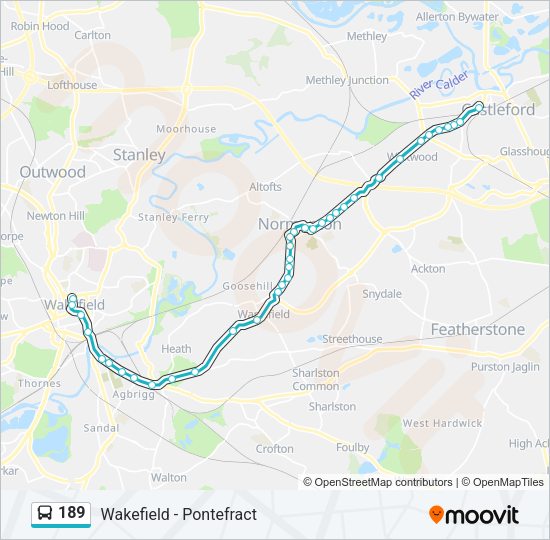 189 Bus Line Map