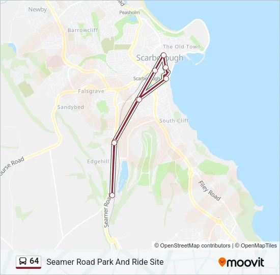 64 Bus Line Map