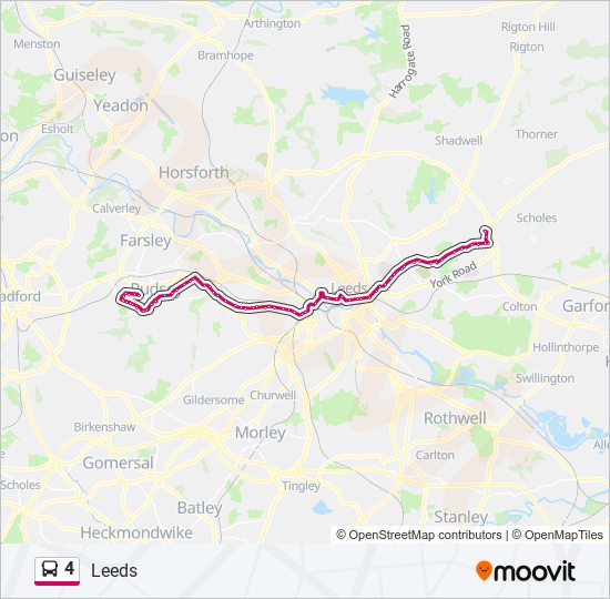 4 bus Line Map