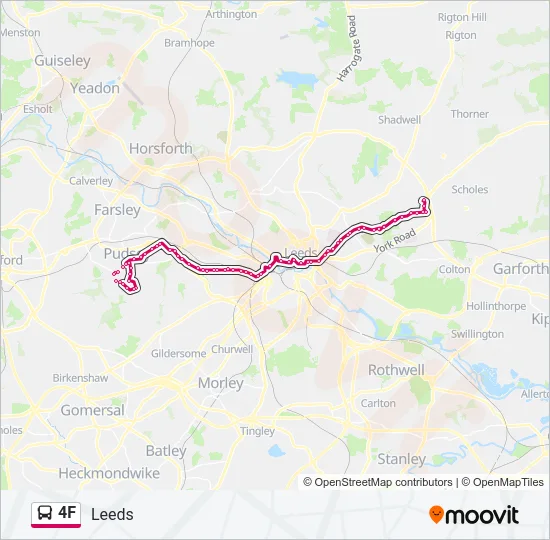 4F Bus Line Map