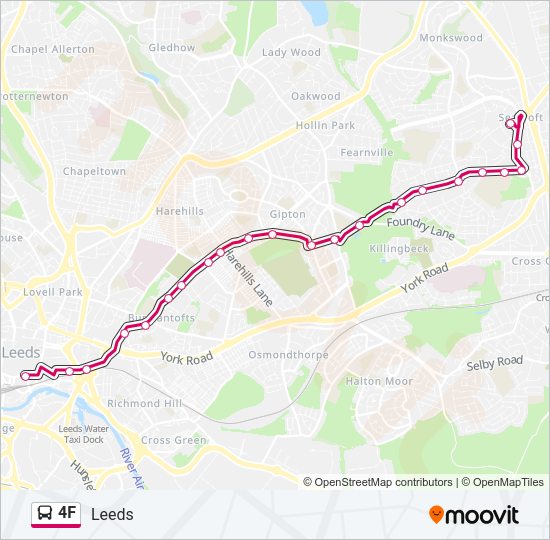 4F Bus Line Map