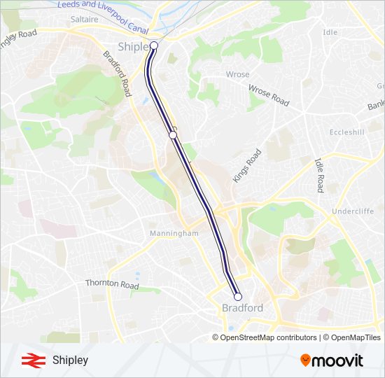 NORTHERN Train Line Map