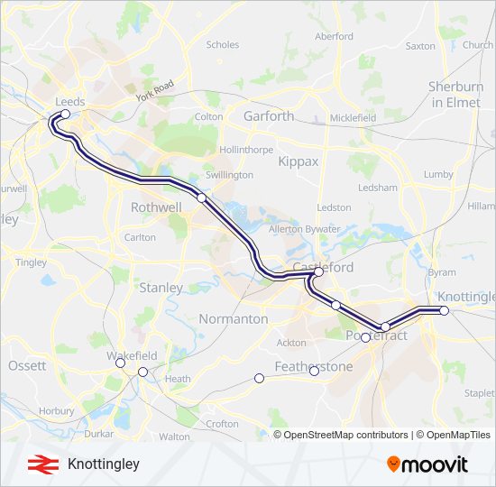 NORTHERN train Line Map