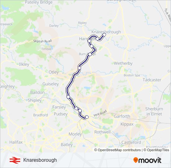 NORTHERN train Line Map