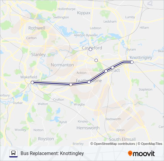 NORTHERN Bus Line Map