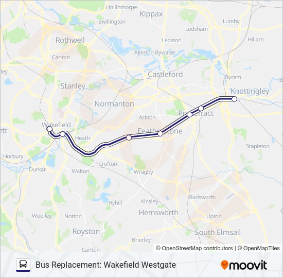 NORTHERN Bus Line Map