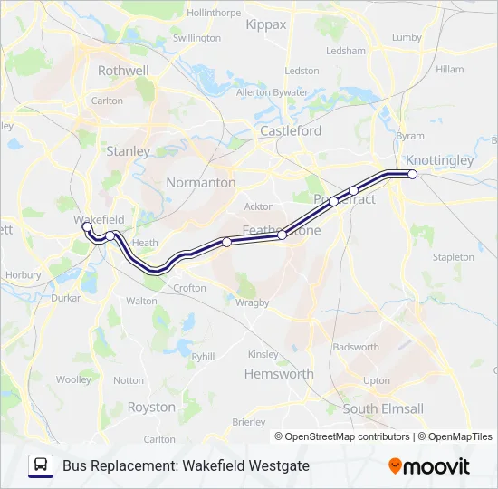 NORTHERN Bus Line Map