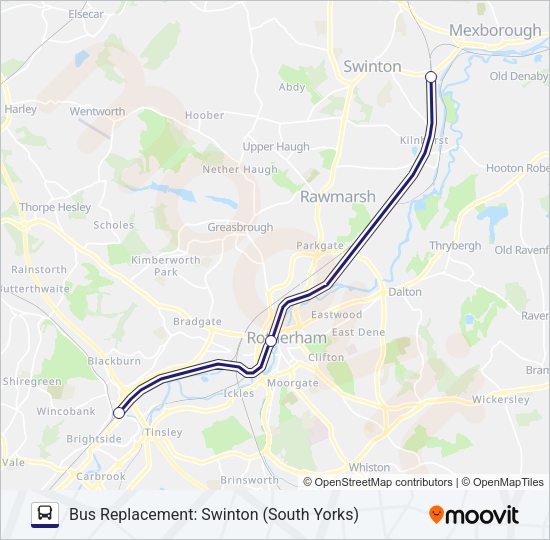 NORTHERN Bus Line Map