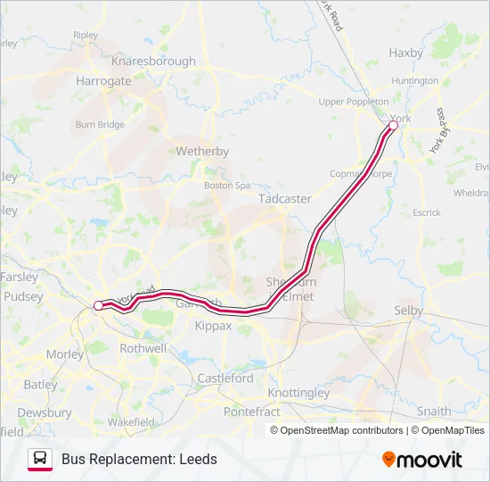 CROSSCOUNTRY Bus Line Map