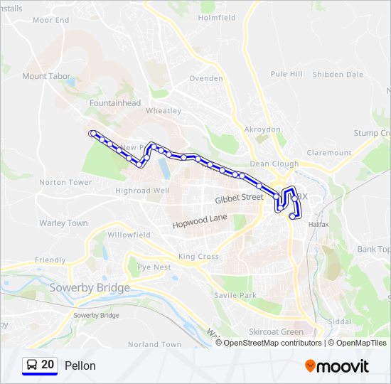 20 Route Schedules, Stops & Maps Pellon (Updated)