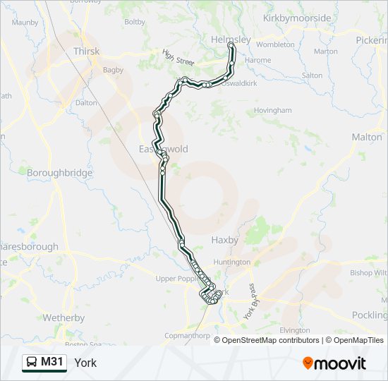 M31  Line Map