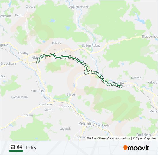 64 bus Line Map