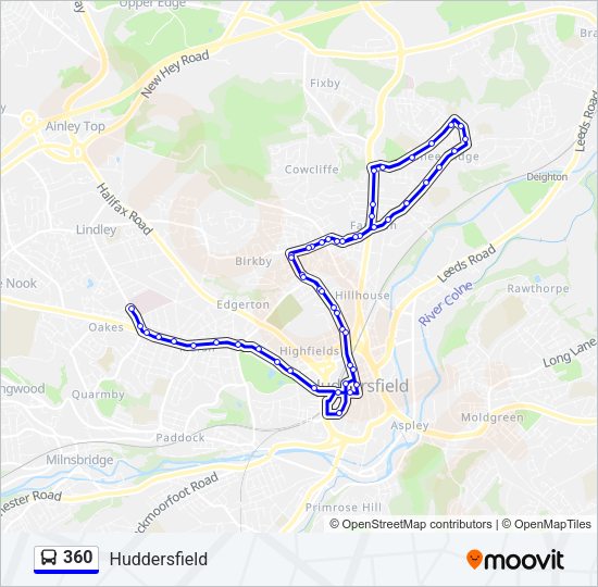 360 Bus Line Map