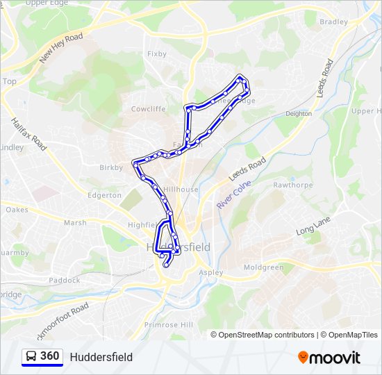 360 Bus Line Map