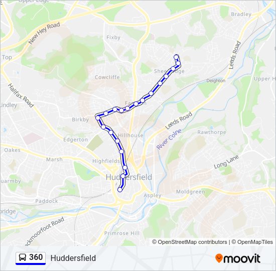 360 Bus Line Map