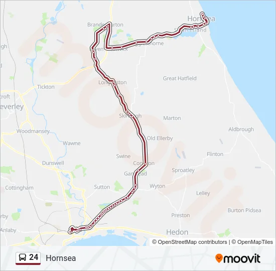 24 Bus Line Map