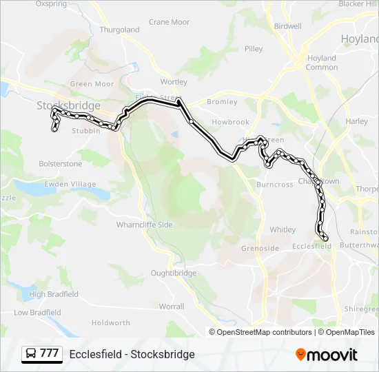 777 Bus Line Map