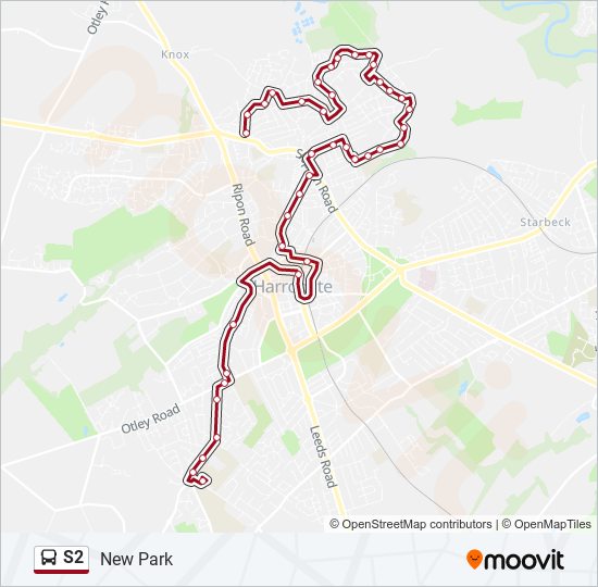 S2 bus Line Map