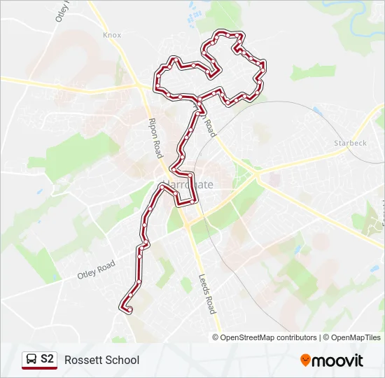 S2 Bus Line Map