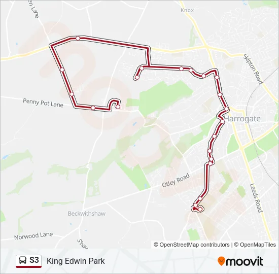 S3 Bus Line Map