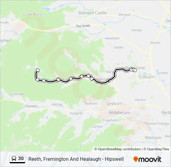 30  Line Map