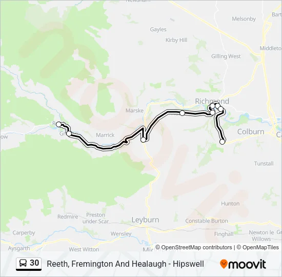30  Line Map