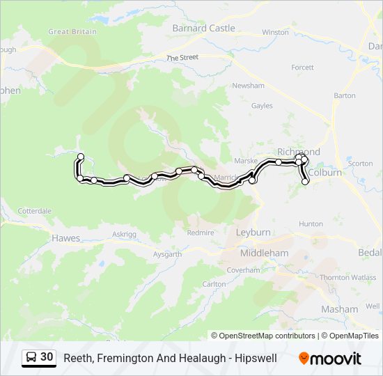 30  Line Map