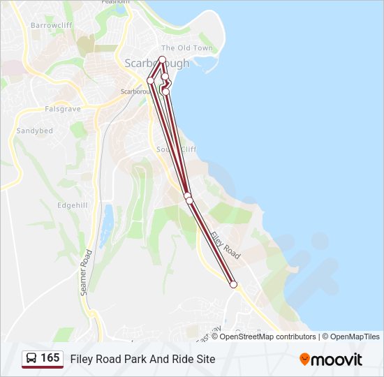 165 Bus Line Map