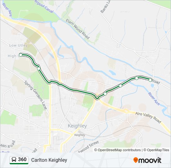 360 Bus Line Map