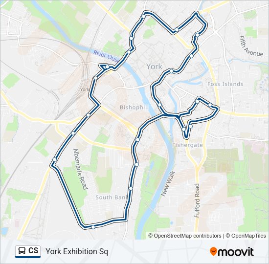 CS Bus Line Map