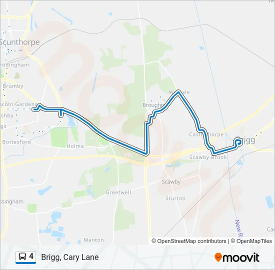 4 Bus Line Map