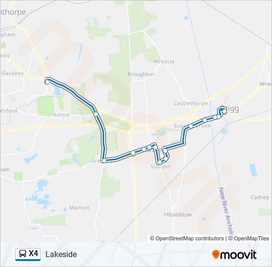 x4-route-schedules-stops-maps-lakeside-updated