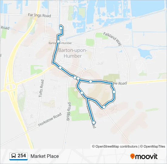 254 Route: Schedules, Stops & Maps - Market Place (Updated)