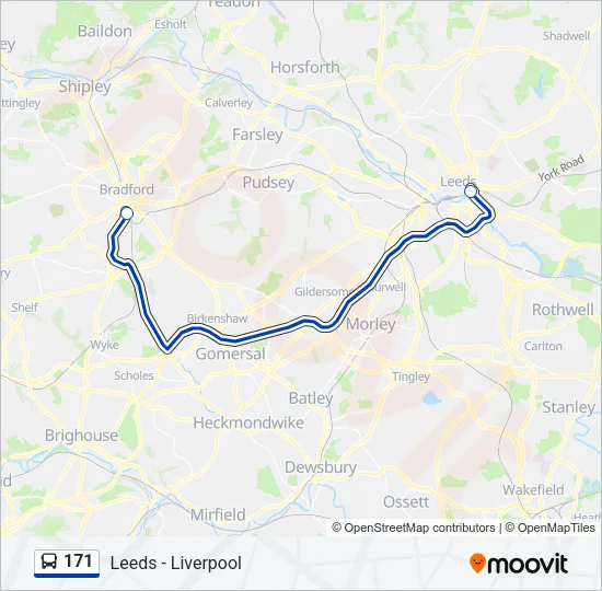 171 Bus Line Map