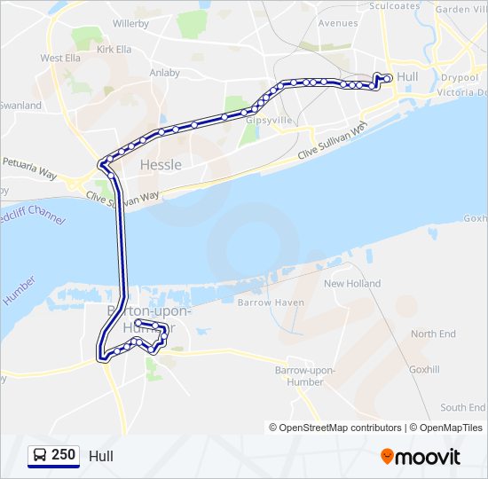 250 Route Schedules Stops Maps Hull Updated 
