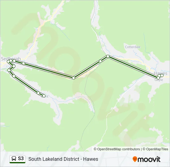 S3 Bus Line Map