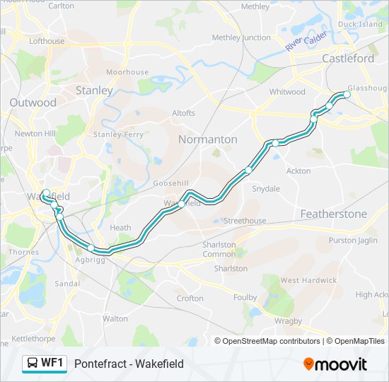 WF1 bus Line Map