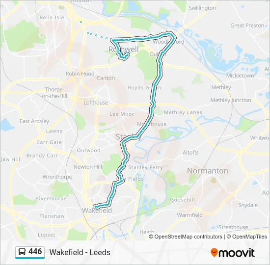 446 Route: Schedules, Stops & Maps - Bus Station (Updated)