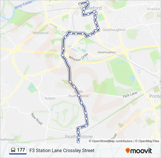 177 Bus Line Map