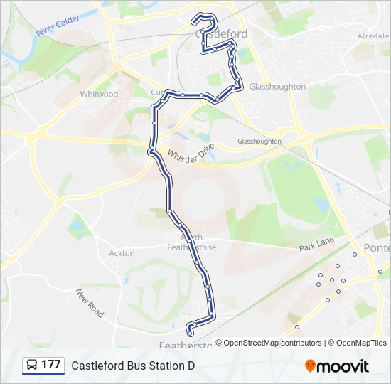 177 Bus Line Map