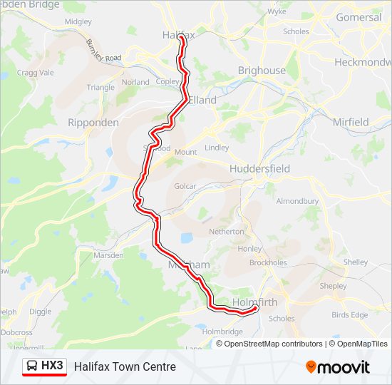 HX3  Line Map