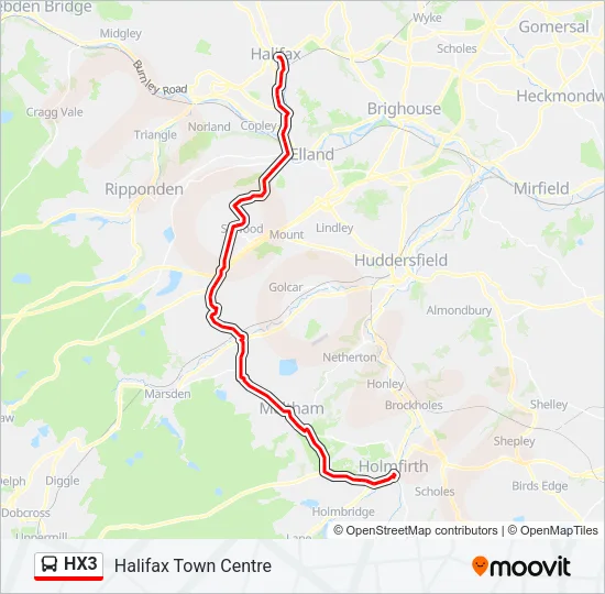 HX3  Line Map