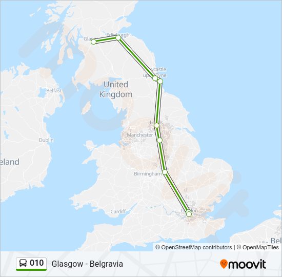 010 Bus Line Map