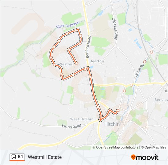 81 Bus Line Map