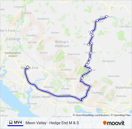 MV4 Bus Line Map