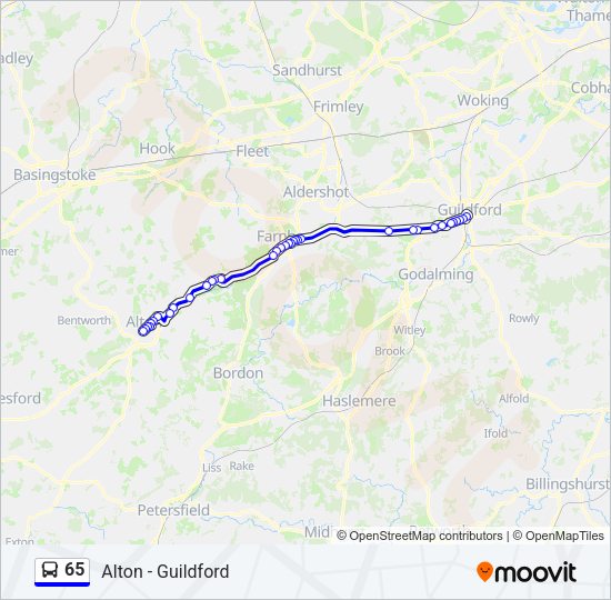 65 Route: Schedules, Stops & Maps - Alton (Updated)