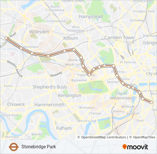 Bakerloo Route Schedules Stops Maps Stonebridge Park Updated   8293453 