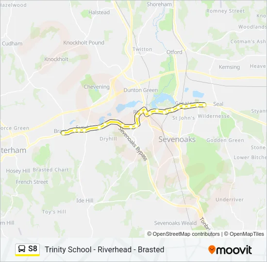 S8 Bus Line Map